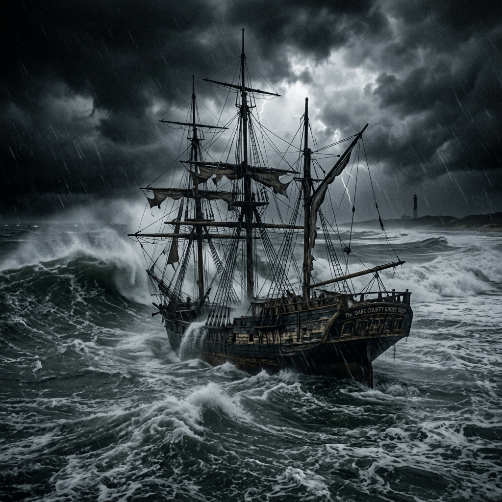 North Carolina Ghosts, Monsters, Legends, Myths and Paranormal Series: Dare County Ghost Ship